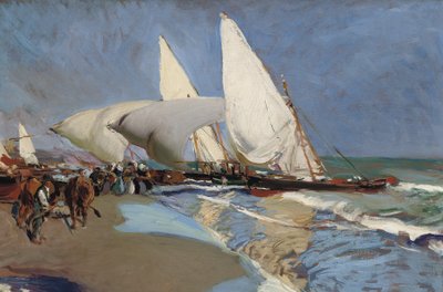 Valencia Beach by Joaquín Sorolla